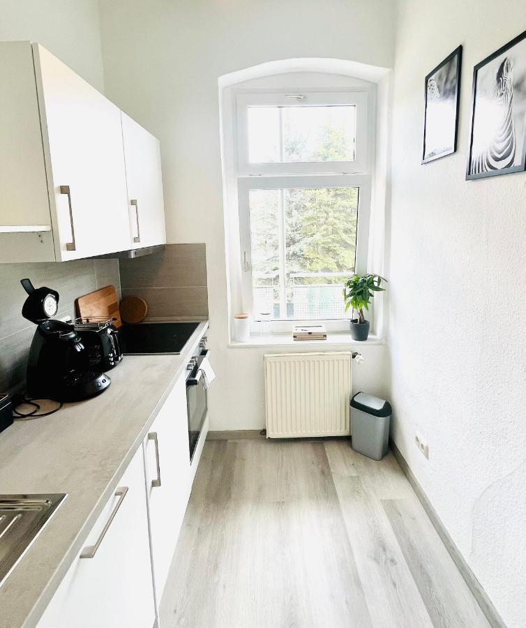 Renoviertes Apartment In Zentraler Lage - Wlan, Smart-Tv, Kueche, Balkon Und Queensize-Bett Fuer 4 Gaeste Erfurt Eksteriør bilde